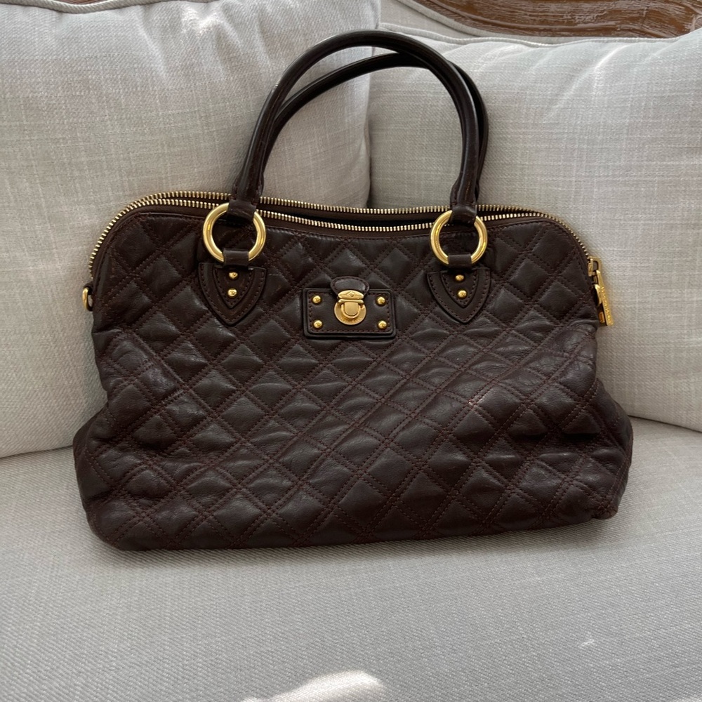 Marc Jacobs Quilted leather Brown Handbag with strap